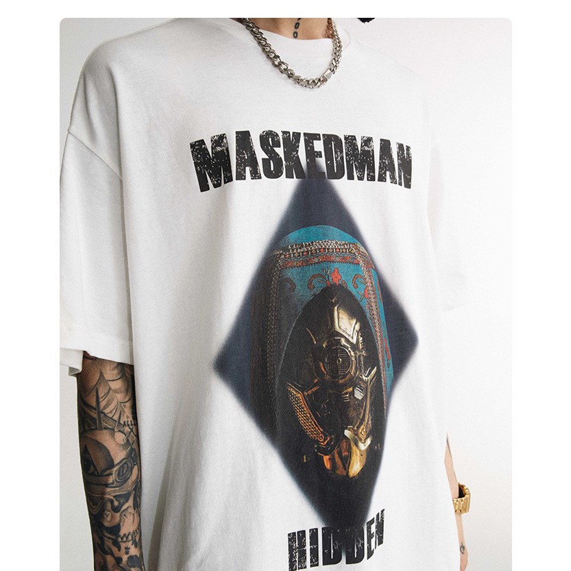 Áo Phông Nam Nữ Cao Cấp, Áo Thun In Hình Trước Ngực, Chất Liệu Cotton MASKEDMAN by 8IGHTYSTU 2021 | BigBuy360 - bigbuy360.vn