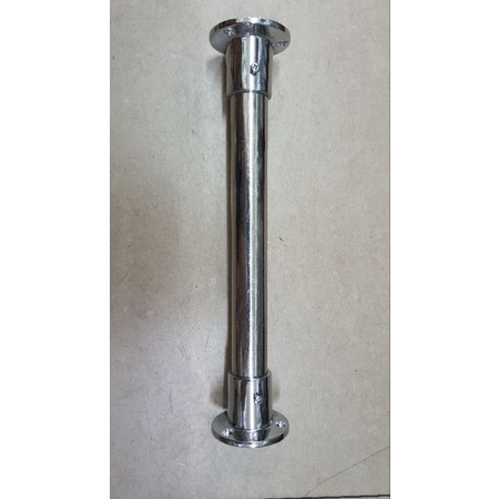Chân đỡ ống inox tròn ⚡ SALE SỐC ⚡ Chân ống dày đẹp hàng cao cấp, dùng làm thanh treo rèm hoặc quần áo