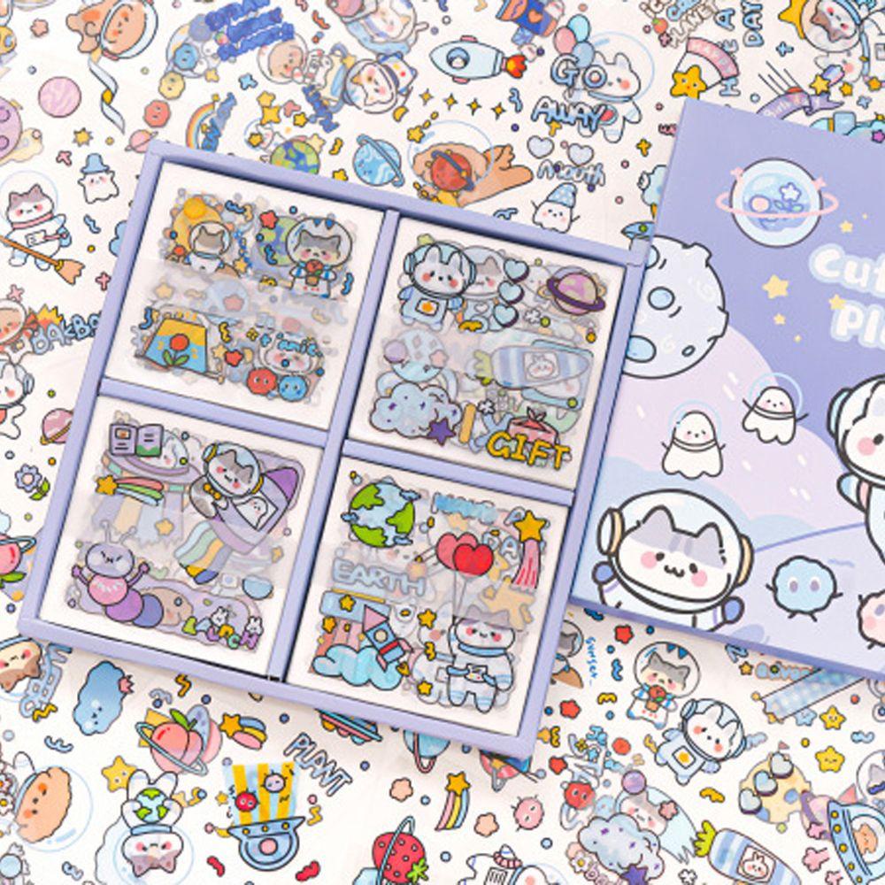 Sticker PVC Dán Trang Trí Sổ Tay Hình Thỏ PEWANY