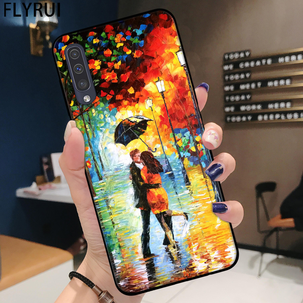 Ốp Điện Thoại Silicon Tpu Mềm Hình Tranh Vẽ Cho Samsung Galaxy S20 S7 Edge S8 Plus S9 Plus S10 Lite S10 Plus S10E