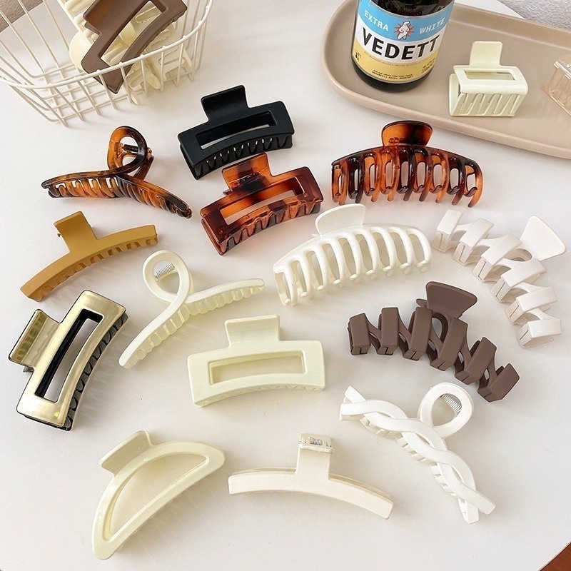 Kẹp Tóc Càng Cua Acrylic Nhiều Kiểu Dáng Thời Trang Mùa Hè Phong Cách Hàn Quốc Dành Cho Nữ