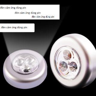Đèn led tròn cảm ứng dùng pin