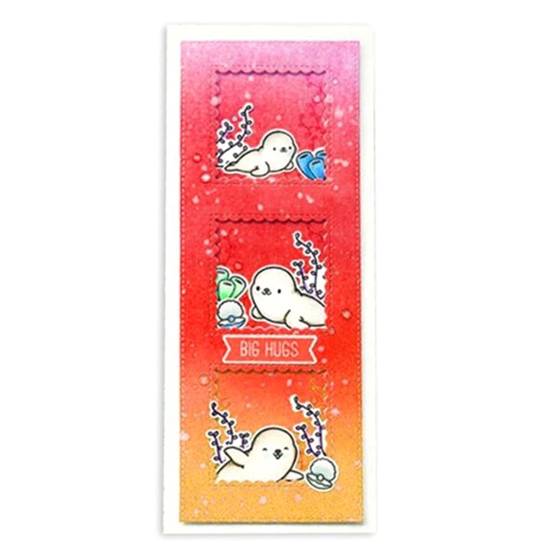 Khuôn Cắt Giấy Kim Loại Mẫu Khung Viền Độc Đáo Thẻ