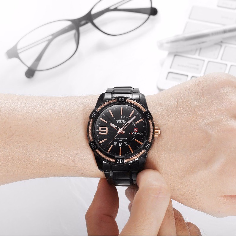 Đồng hồ nam NAVIFORCE PHONG CÁCH DOANG NHÂN,LỊCH LÃM, CHỐNG NƯỚC, CHỐNG XƯỚC, CÓ LỊCH NGÀY | BigBuy360 - bigbuy360.vn