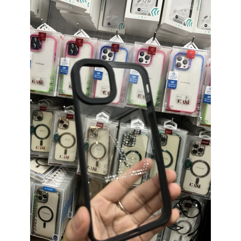 Ốp lưng VIỀN VUÔNG trong gắn đá họa tiết viền màu siêu đẹp iPhone X XS 11 12 13 PRO MAX camera gờ cao