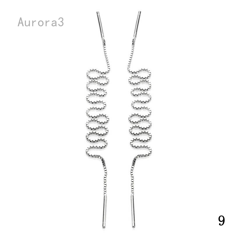 Aurora3 Hoa tai dáng dài dạng sợi thiết kế thanh lịch cho nữ