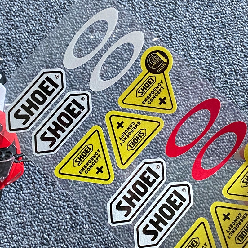 Miếng Dán logo 3m Phản Quang Chống Thấm Nước Trang Trí Mũ Bảo Hiểm Xe Mô Tô