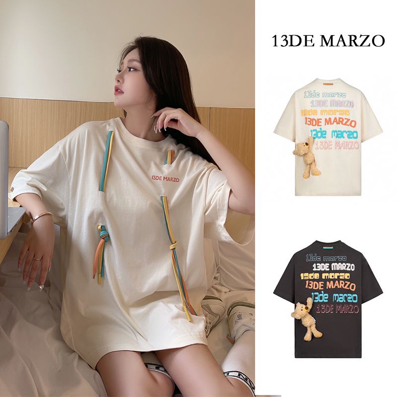 Áo phông 13De Marzo có dây rút kèm gấu