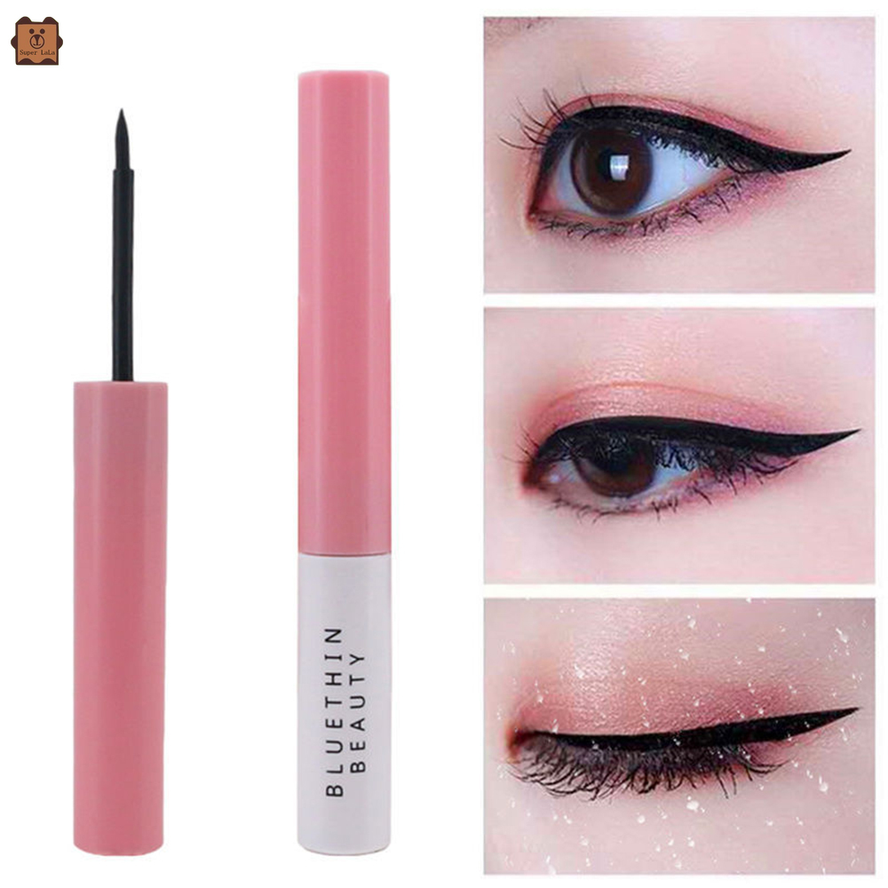 (Hàng Mới Về) Mascara Chuốt Mi Đầu Cọ Mảnh Màu Hồng / Đen Cho Người Mới Bắt Đầu