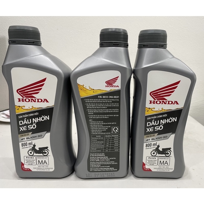 Dầu nhớt chính hiệu Honda dành cho xe số 800ml