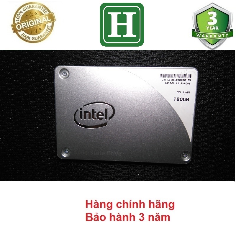 Ổ cứng SSD 180Gb, 160Gb, 120Gb Intel, siêu bền và ổn định, hàng tháo máy chính hãng, bảo hành 3 năm