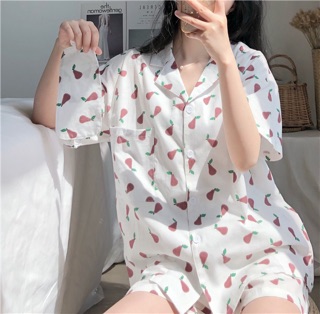 Set đồ ngủ cotton kèm bịt mắt