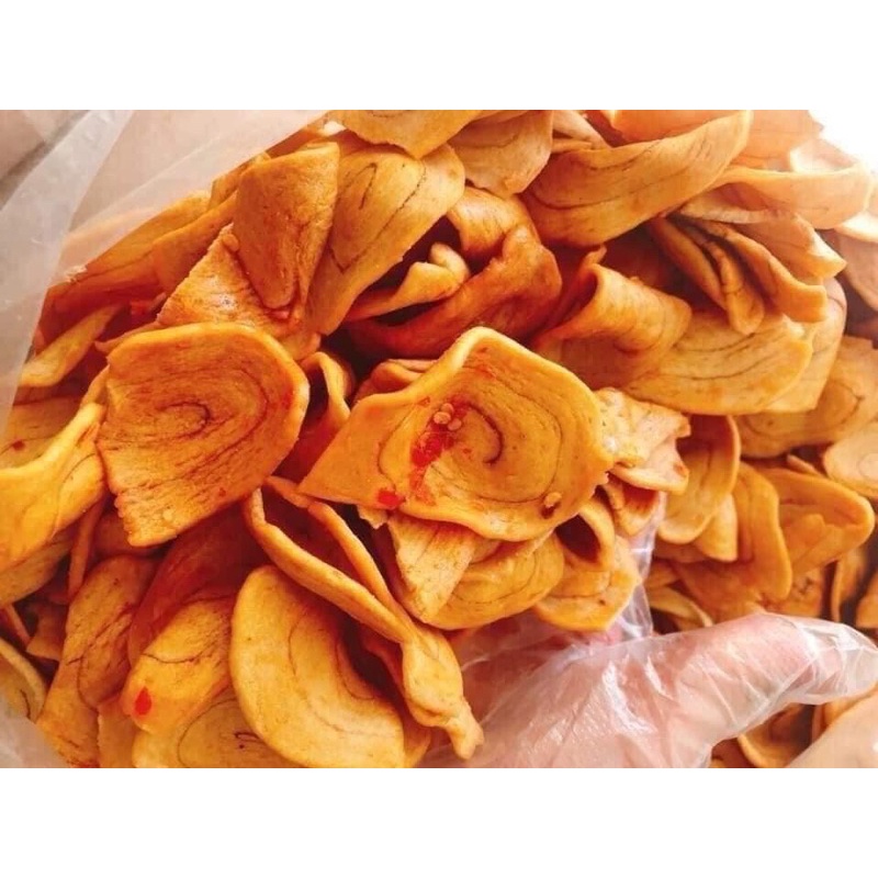 1 Kg Bánh tai heo tỏi ớt cay cay, tai heo sốt mắm ớt hành giòn ngon