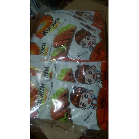 Bich 30 gói snack hình  xúc xích thịt nướng