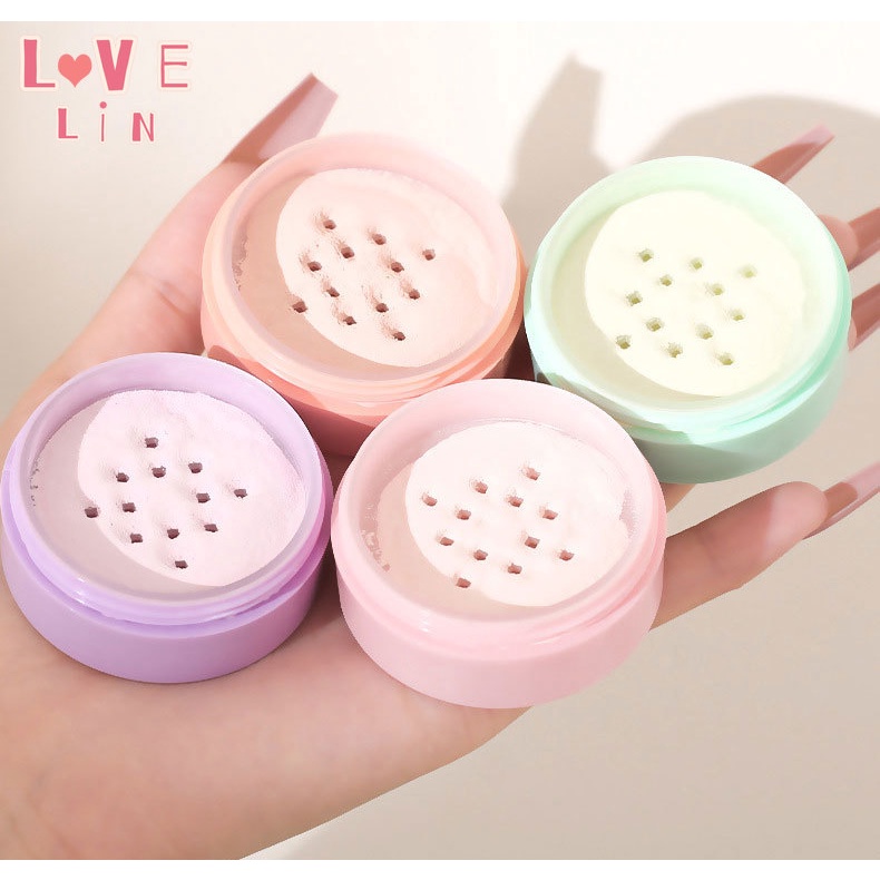 LAMEILA Phấn Phủ Dạng Bột Kiềm Dầu Lâu Trôi Dưỡng Ẩm Làm Trắng Da Họa Tiết Hoạt Hình Dễ Thương