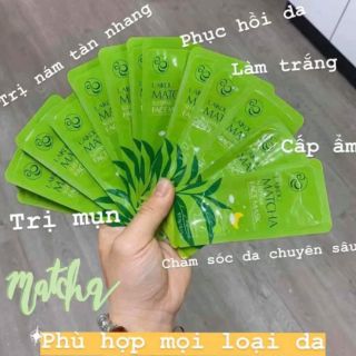 LAIKOU MATCHA SLEEPING FACE MASK