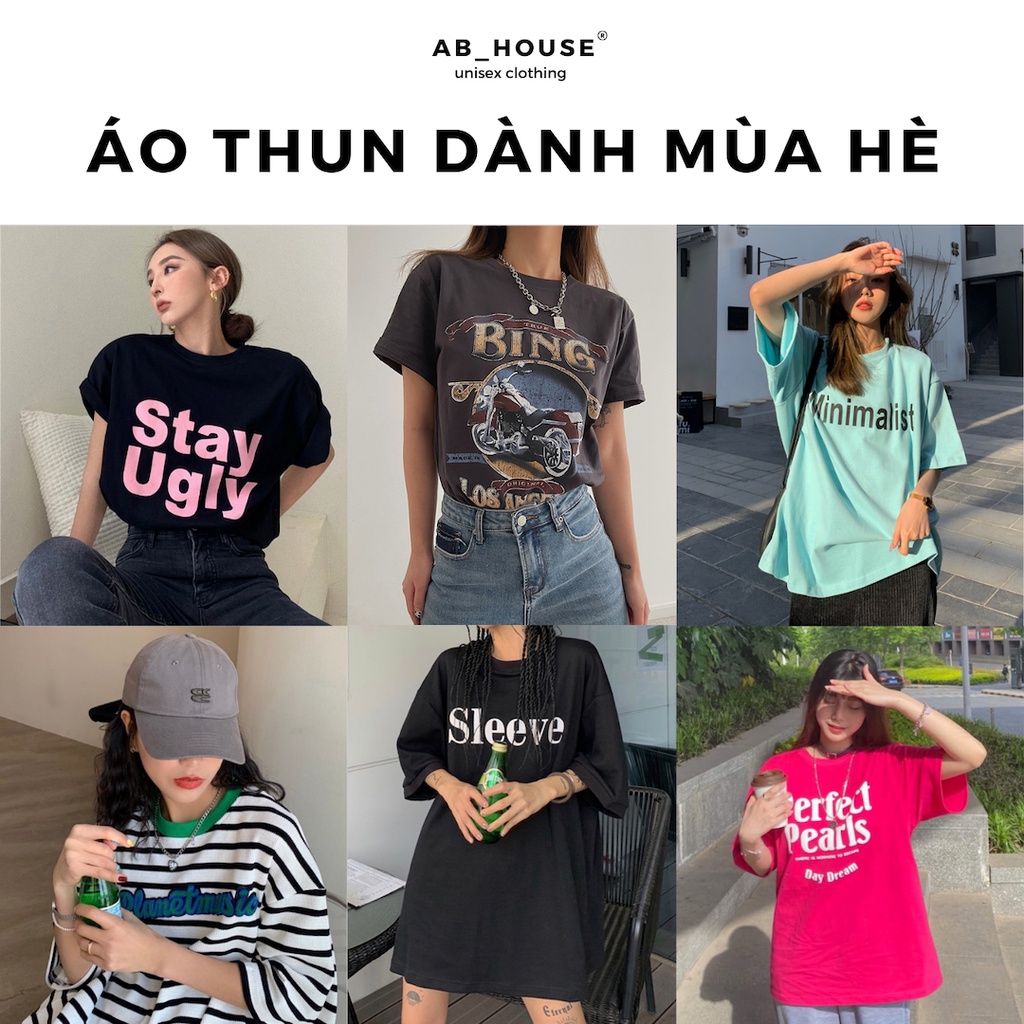 Áo thun cotton tay lỡ form rộng chất vải vừa mình mỏng nhẹ thoáng mát dành cho mùa hè (Ảnh thật/Có sẵn)