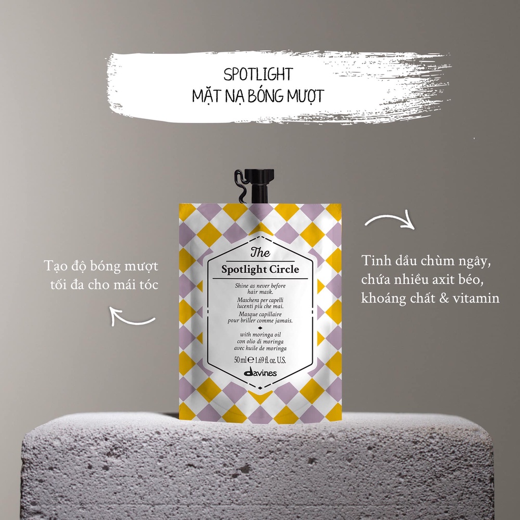 🇮🇹Davines🇮🇹 Mặt nạ tạo bóng hoàn hảo The Spotlight Circle Davines 50ml