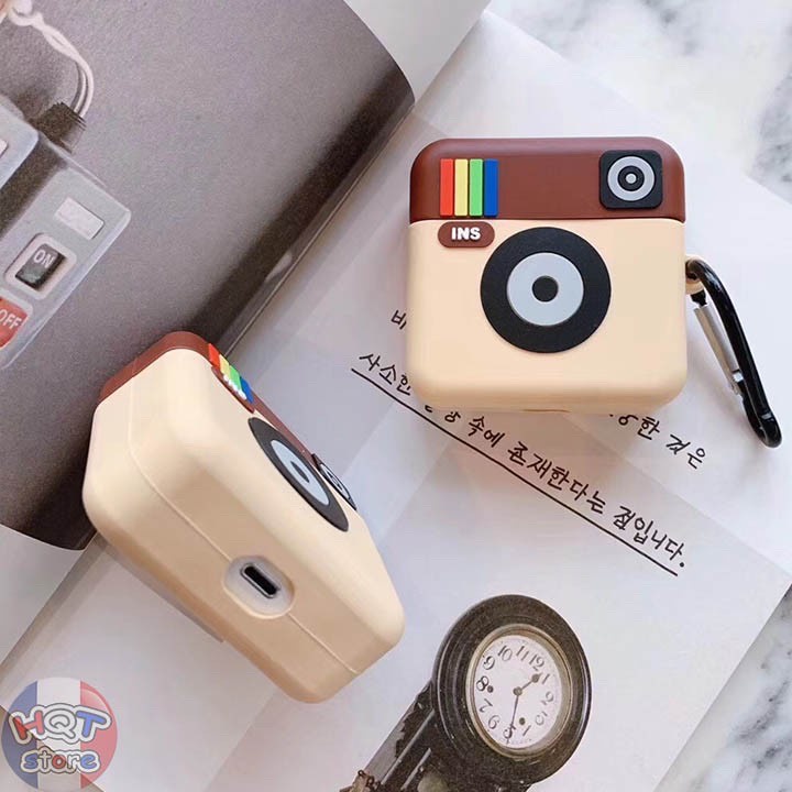 Vỏ airpods 3 2 pro - Insta siêu dễ thương - chất liệu silicone mềm dẻo bảo vệ tối đa 1090 CAINS