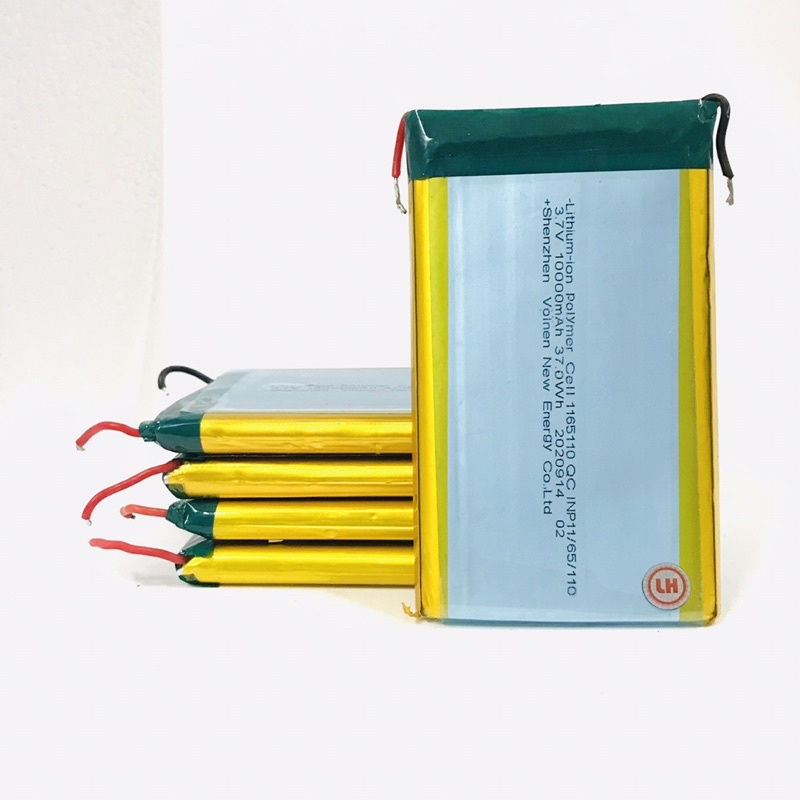 Pin Sạc LiPo (Lithium-Polymer) Cell 1165110 QC INP11/65/110 10.000mAh 3.7Volt 37Wh Shenzhen Voinen New Energy Co.Ltd