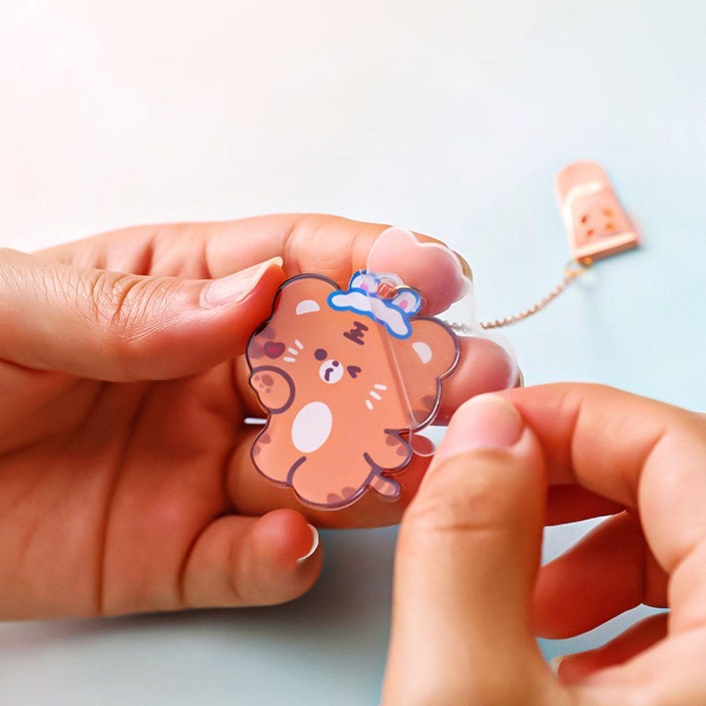 PISTA Thẻ Đánh Dấu Trang Sách Bằng Kim Loại Họa Tiết Hoạt Hình Cho Bé