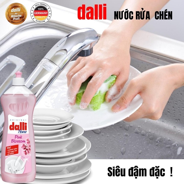 Nước rửa chén- DALLI ORIGINAL- COMBO Khuyến Mãi - Thổi bay dầu mỡ cho đồ dùng trong bếp luôn sạch bóng, không hại da tay