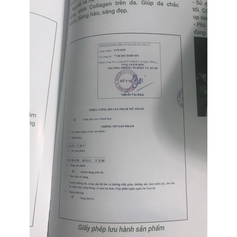 SERUM DÂU TẰM