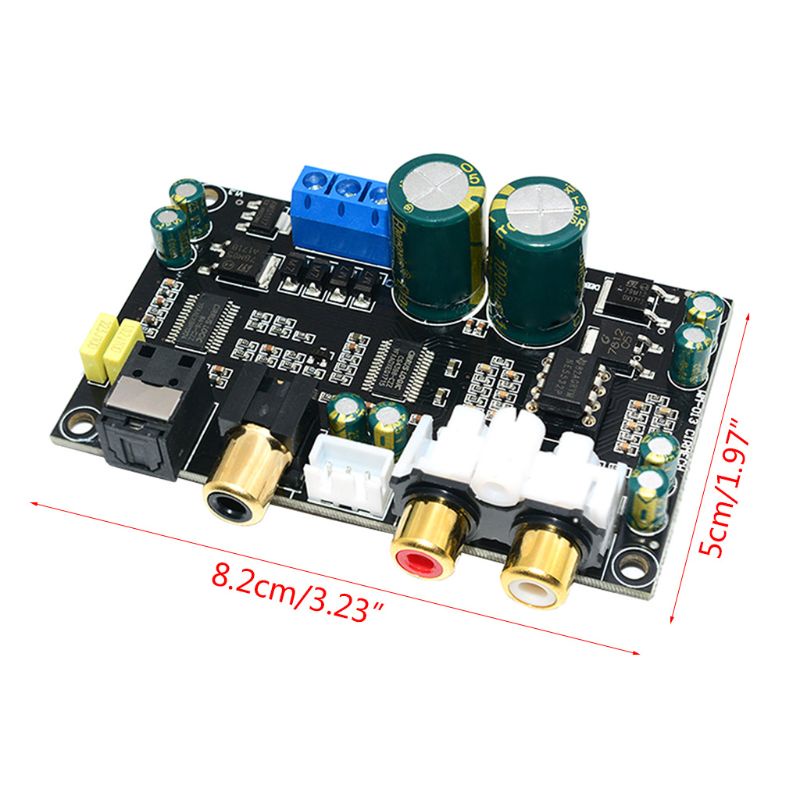 Bảng Mạch Giải Mã Âm Thanh Hifi Cs8416 + Cs4398 24bit 196khz Cho Đầu Dvd Tv