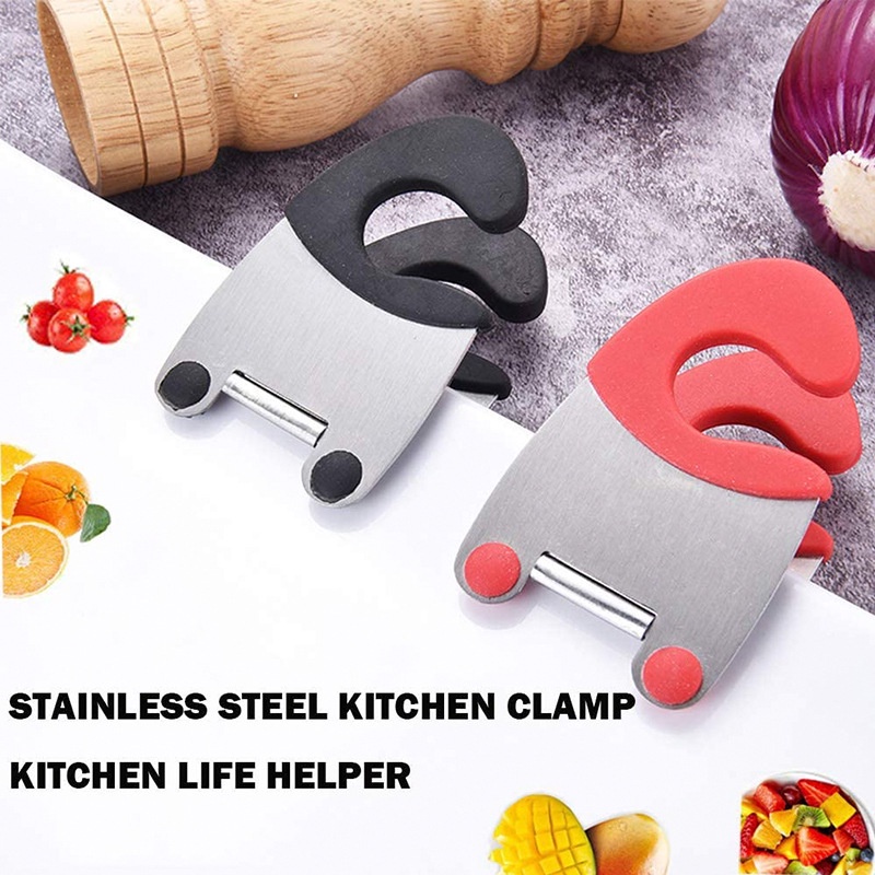 Giá Đỡ Muỗng/Nắp Nồi Bằng Thép Không Gỉ Chống Bỏng Cho Nhà Bếp