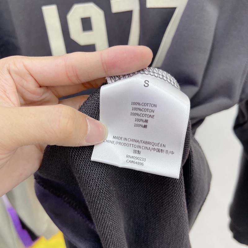 Áo Polo FOG Fear Of God ESSENTIALS ''1977'' Long Sleeve Polo