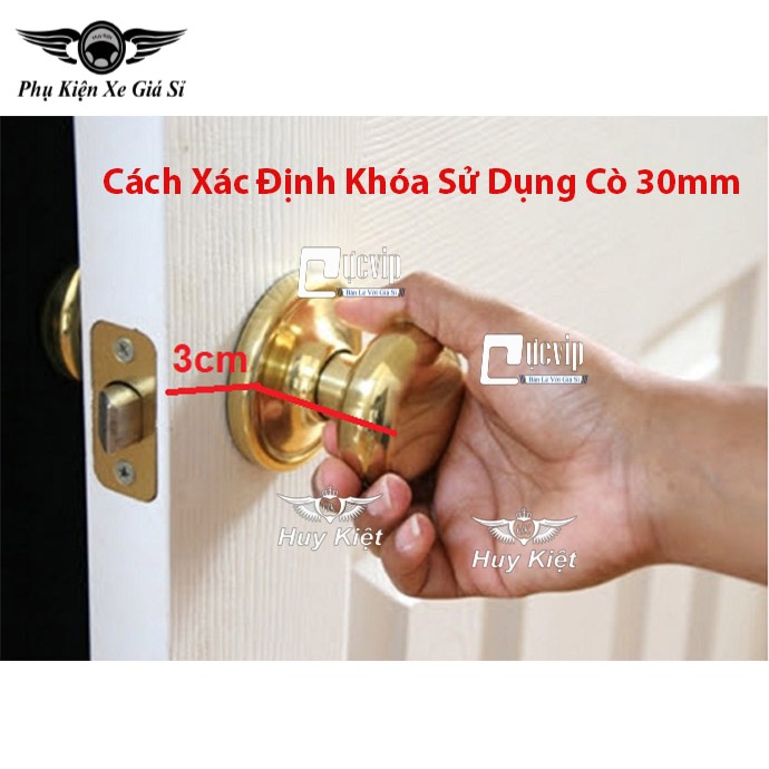 [GIÁ HỦY DIỆT] + (3207) + Khóa Cửa Furen Tay Nắm Tròn Cao Cấp 5894ABR