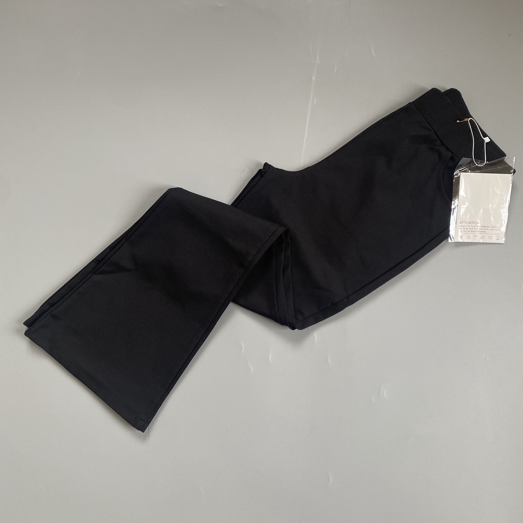 Sỉ lẻ Quần ống loe cạp, lưng cao, dáng legging chất Umi Hàn cao cấp hot hit siêu xinh freeship