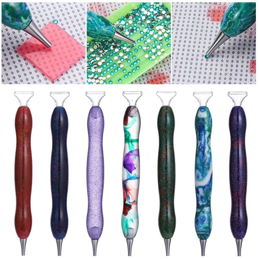 Bút Thêu Tranh Chữ Thập Đính Đá Resin Độc Đáo