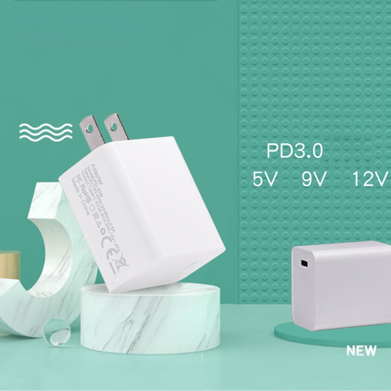 Bộ Sạc Nhanh 20W USB Type C PD Chuyên Dụng Cho Điện Thoại / Máy Tính Bảng / Máy Tính Bảng / PC / Điện Thoại Di Động