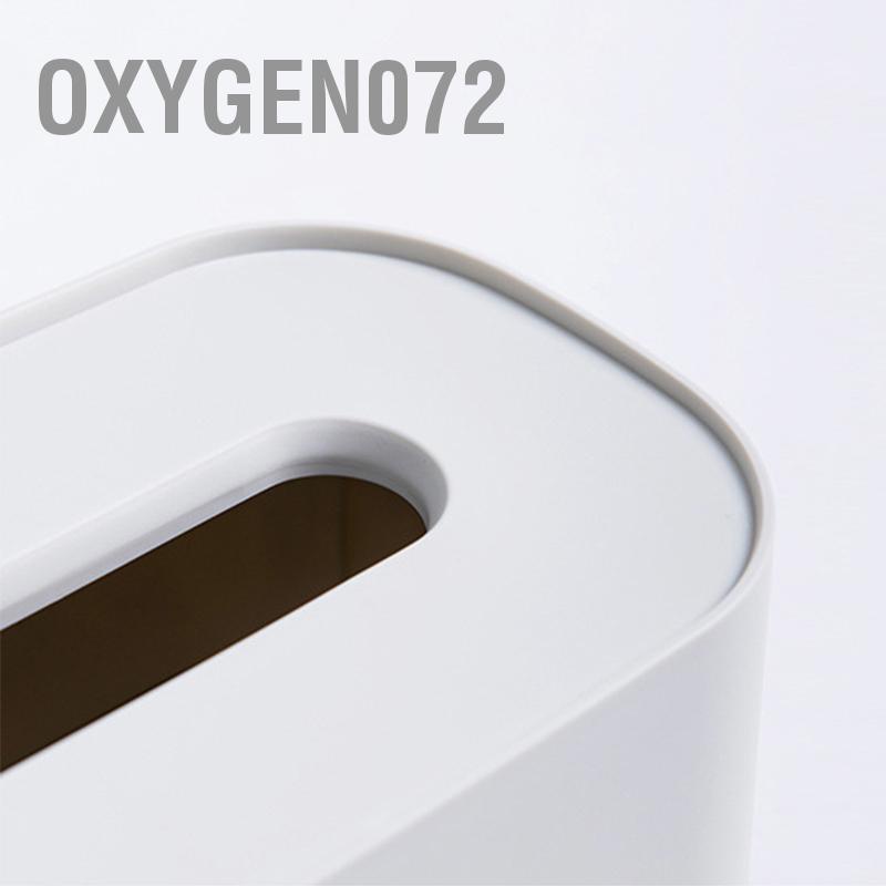 Oxygen072 Hộp lưu trữ khăn giấy để bàn Giá đỡ ăn bằng nhựa PP cho phòng tắm nhà bếp