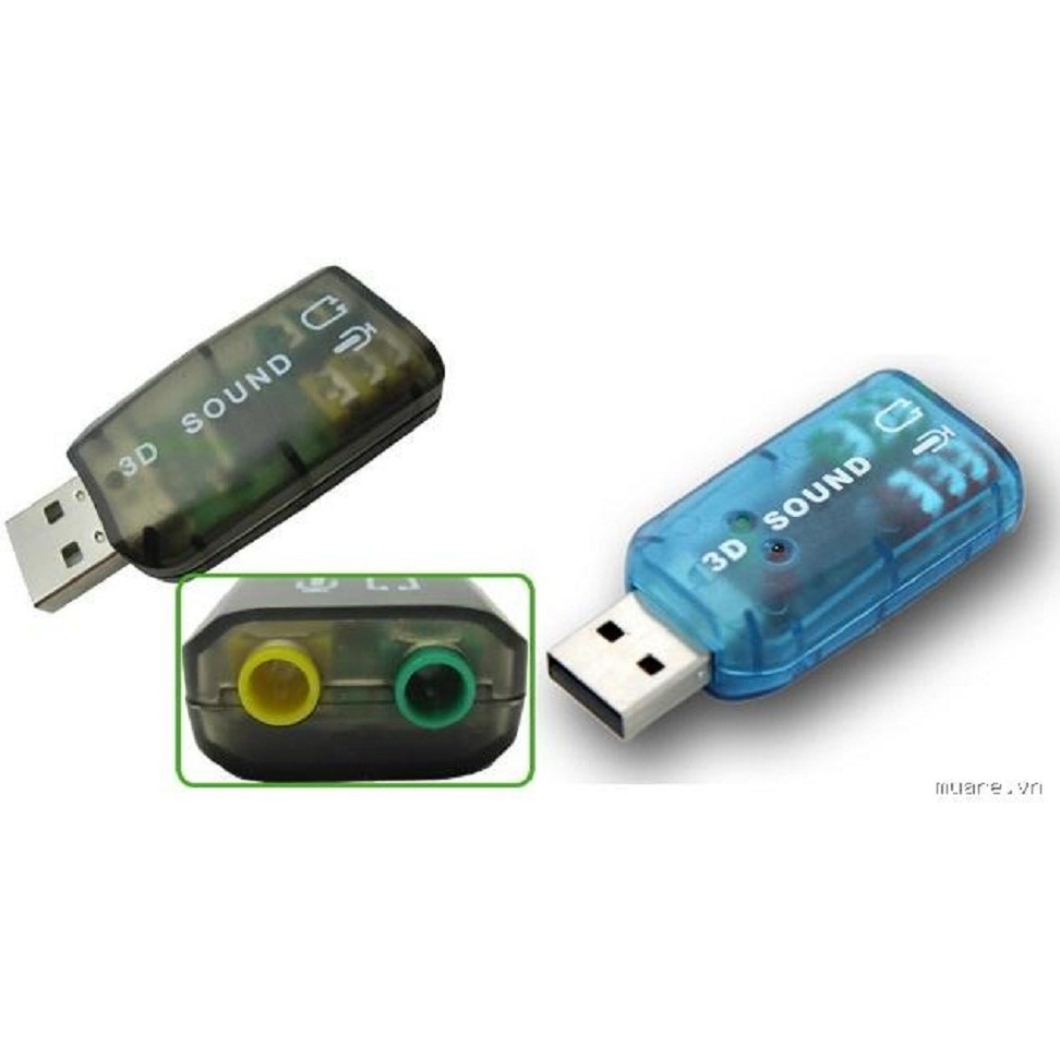 Chuyển usb ra âm thanh sound , laptop máy tính hư jack loa, hư chip âm thanh,không có tiếng