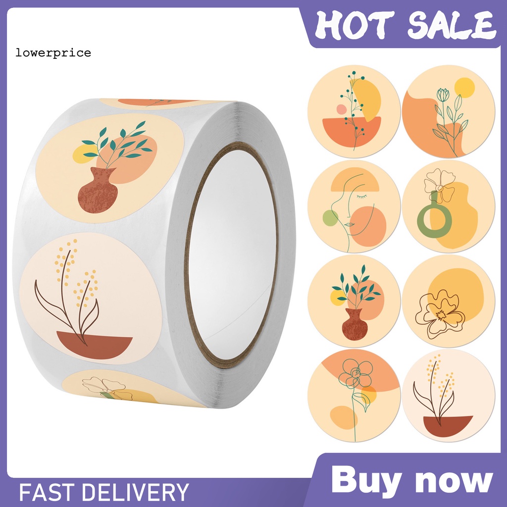 KDLP* DIY Present Tag Sticker Decorative Clear Pattern Present Tag Sticker Cute for Handicrafts