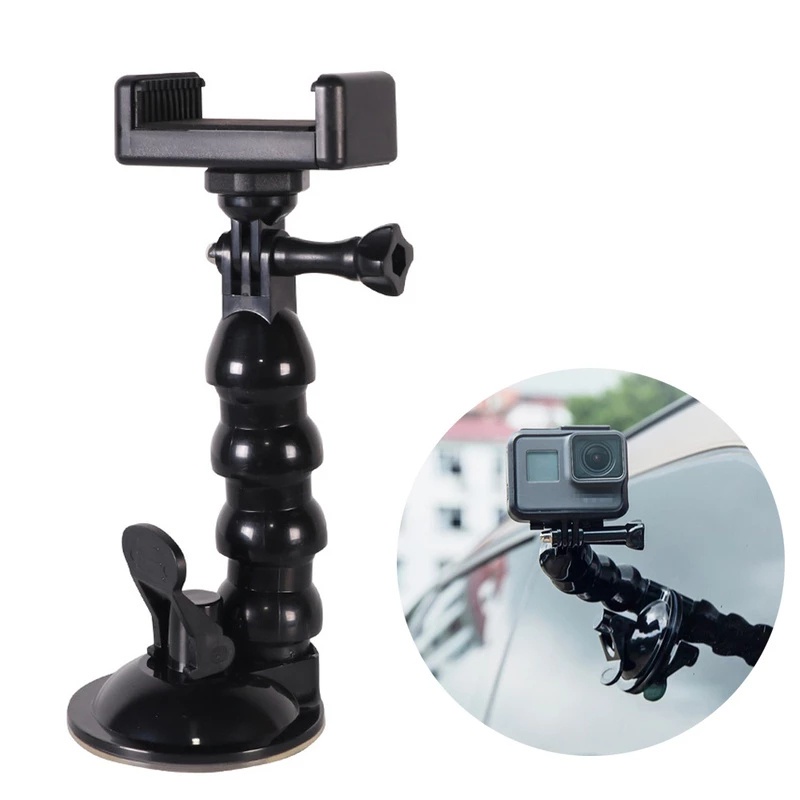 Giá Đỡ Điện Thoại Trên Ô Tô GOPRO Có Giác Hút Kính Quay Video, Xem Maps Trên Xe Siêu Chắc Chắn - CarZone