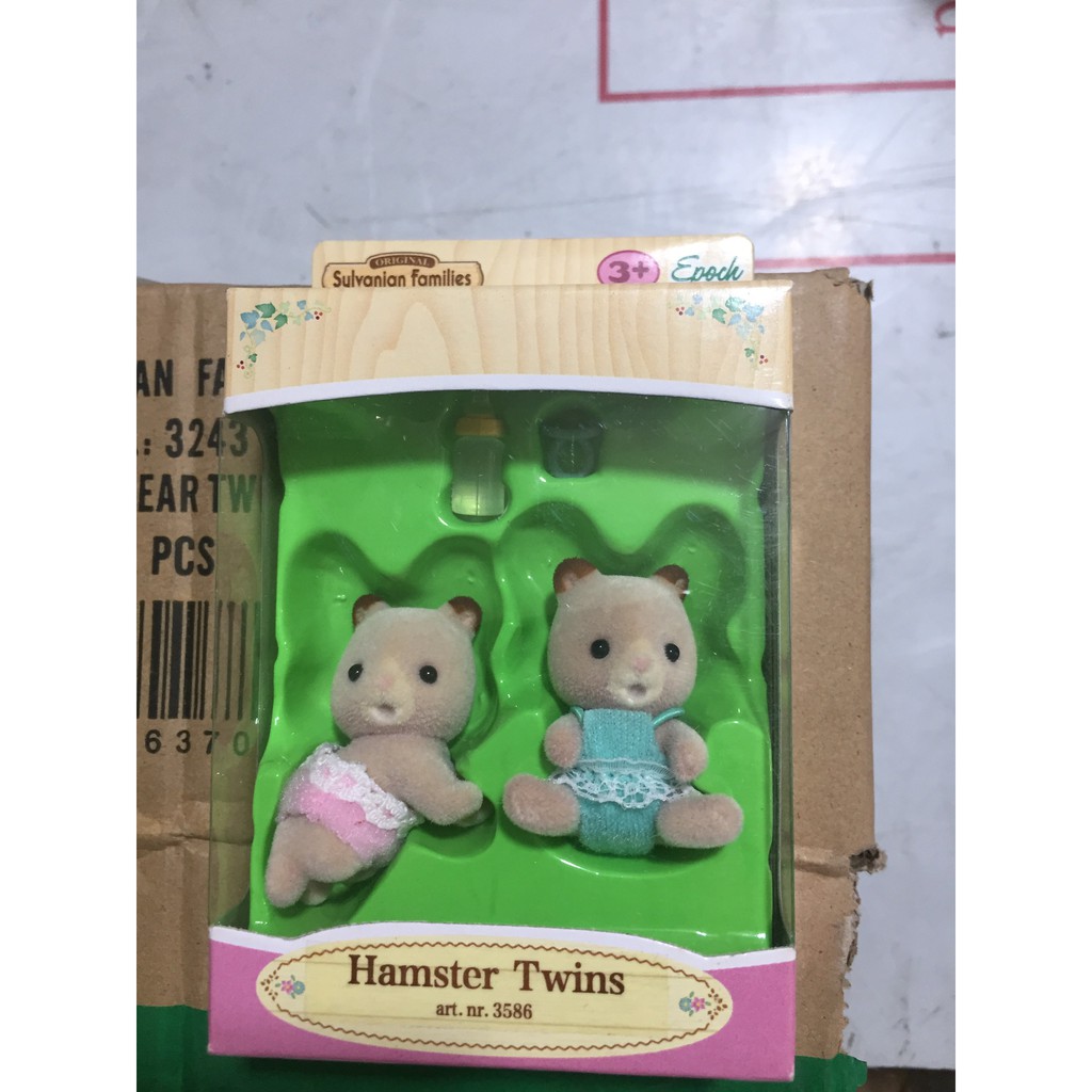 [HÀNG CHÍNH HÀNG] Đồ Chơi Chuột Hamster Sinh Đôi Sylvanian Families Gia Đình Thỏ 3586