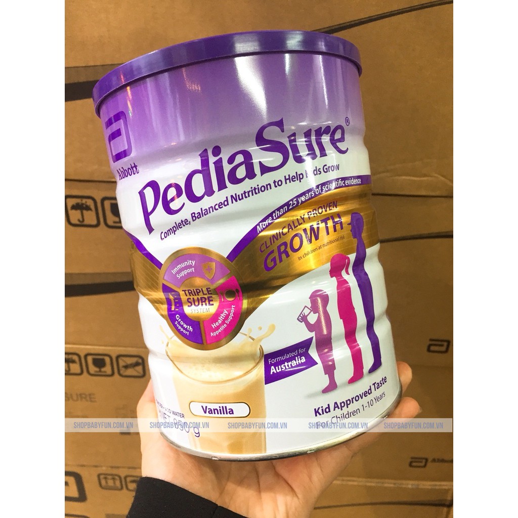 Sữa PediaSure Của Úc Cho Bé Từ 1-10 Tuổi- Lon 850g