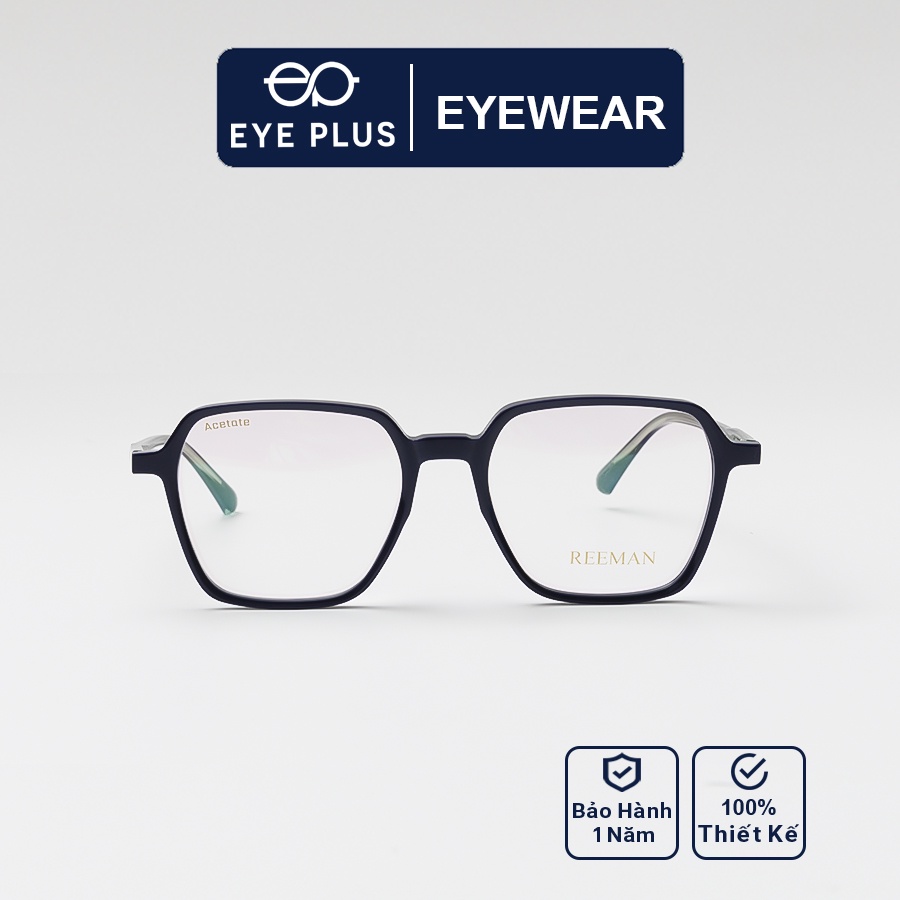 Gọng kính mắt nam nữ thời trang EYE PLUS mắt vuông to Reeman-2024