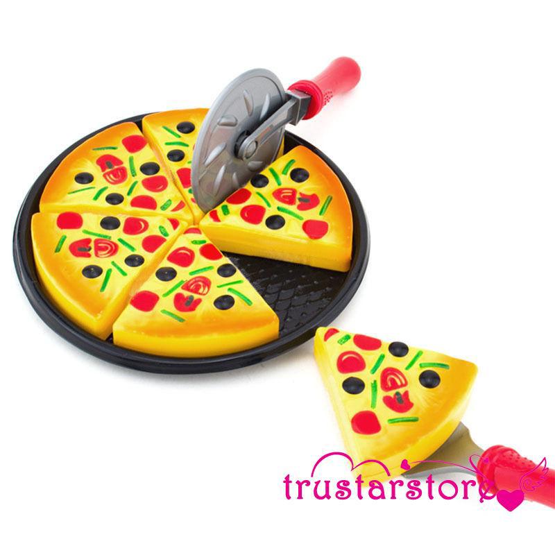 Set 6 mô hình miếng bánh pizza đồ chơi cho bé