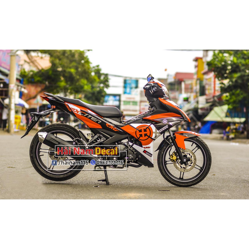 Tem Trùm Exciter 150 Cam Đen Crg