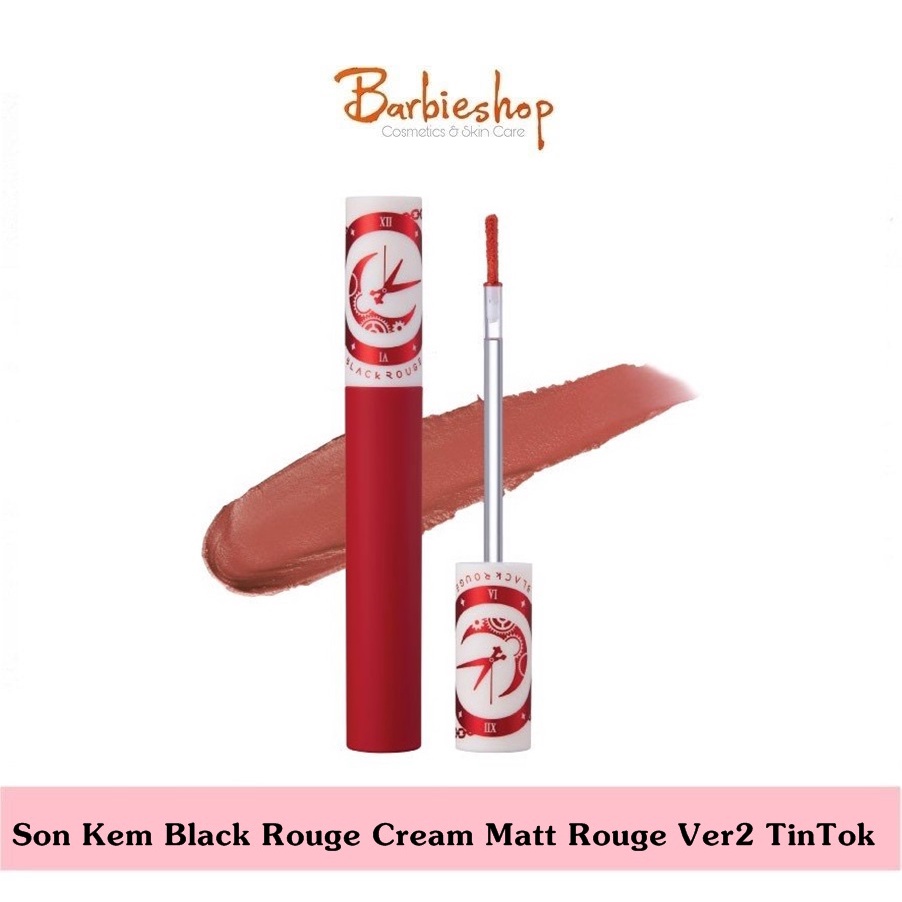 Son Kem Black Rouge Cream Matt Rouge Ver2 Vỏ Đỏ Tintok