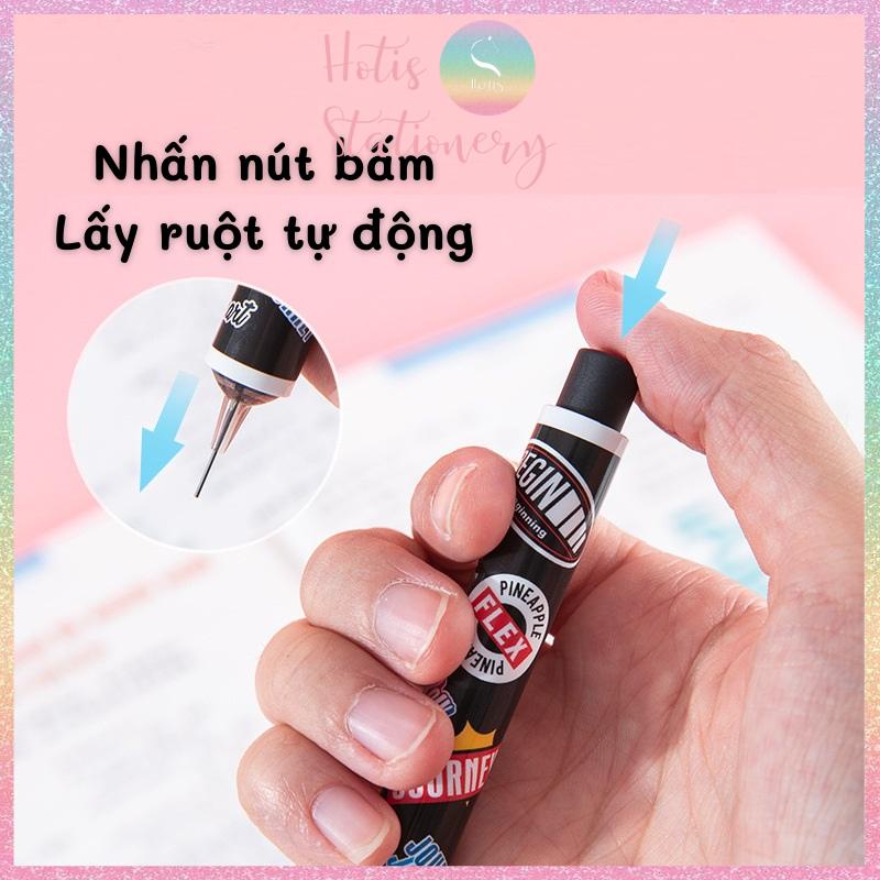 [HOTIS] Ruột bút chì bấm kim Deli ngòi 0.5/ 0.7mm HB dạng ống bấm lấy ruột tự động