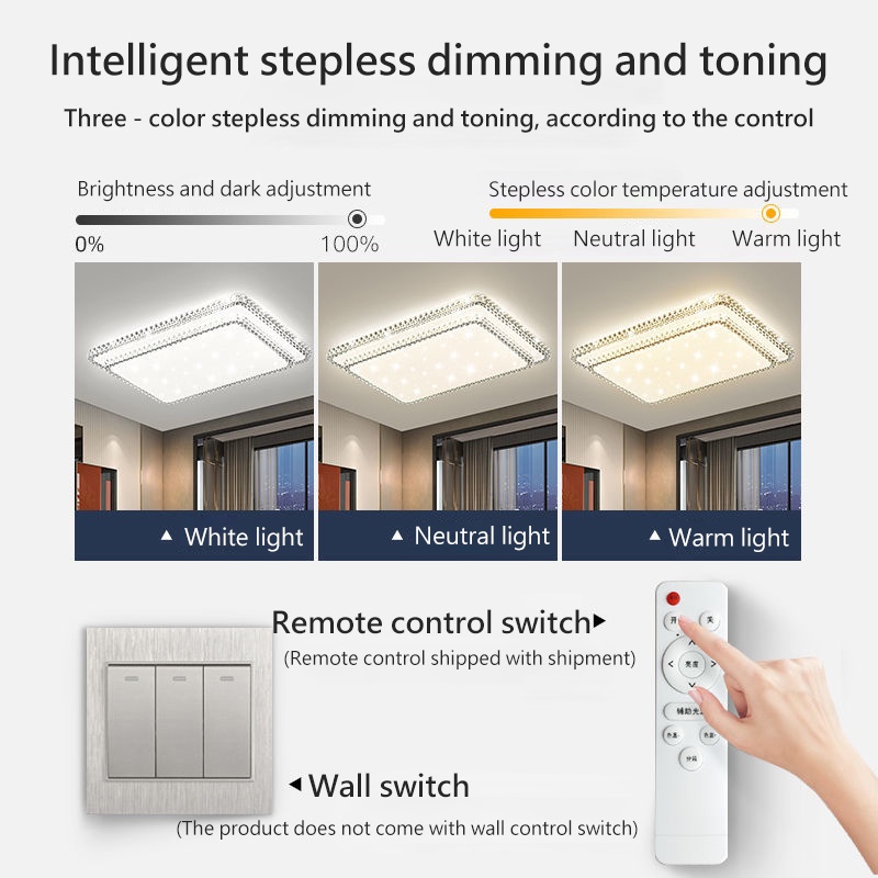 Đèn trần pha lê/Đèn LED/Đèn phòng khách/Đèn phòng ngủ/Đèn phòng/Đèn bếp/Đèn bàn/Đèn lối đi/Đèn phòng ăn