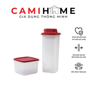 Bộ bình nước Tupperware Memberkit Tasty Set Gen II dung tích 2L có thang đo nắp mở nhựa nguyên sinh an toàn