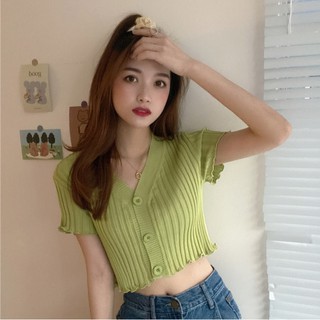 ÁO THUN GÂN TAY CUỐN BIÊN