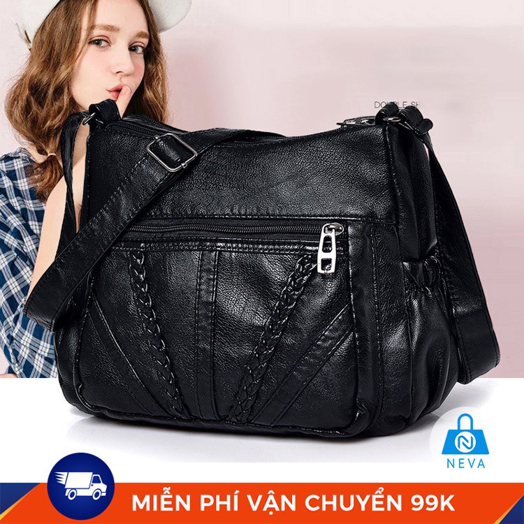  (HOT) Túi Xách Đeo Chéo Vân Cừu NEVA9103 