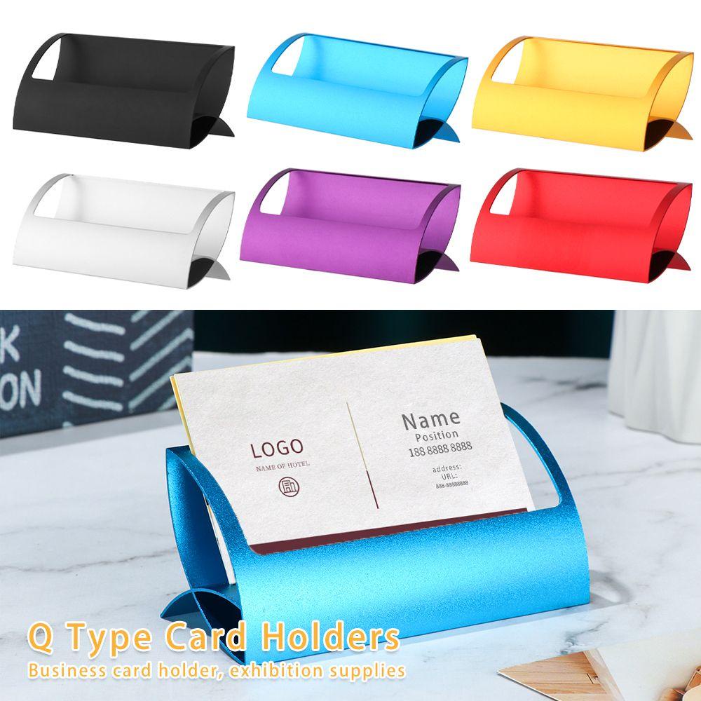 WTTLE Giá Đỡ Kẹp Thẻ Ghi Chú Hình Chữ Q Sáng Tạo